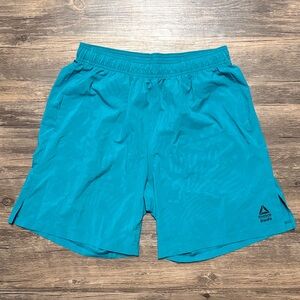 Reebok CrossFit Speedwick shorts with geometric design